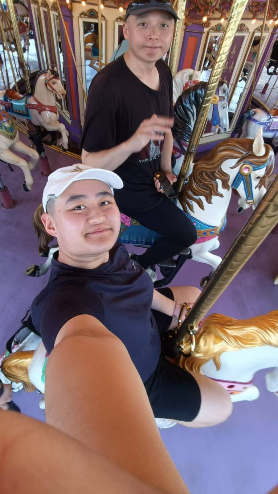弟子很幸運有爺爺加持，諸天諸佛的加持。
